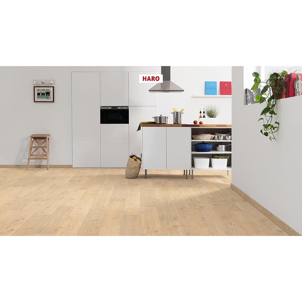 HARO Sol Stratifié TRITTY 200 Aqua Planche large à l'ancienne 4V Chêne Portland puro authentic Top Connect