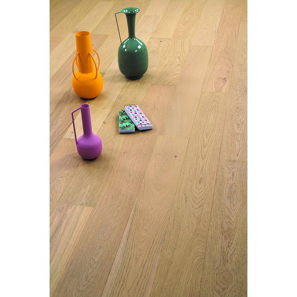 MYKONOS LOFT CHENE PR/RU 14*150*1900 4CH BROSSE VERNIS INCOLORE Clic 1.71