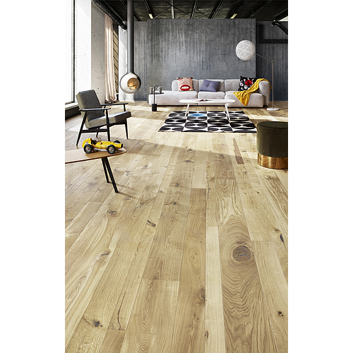 parquet GRANGE   - LOFT PRO CHENE CA/SAUV 16(4.5)*145*400-2000 2 chanfreins Structuré Huilé 